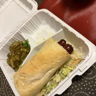 Hot Sausage Po-Boy