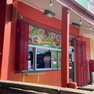 Go through the door to order
