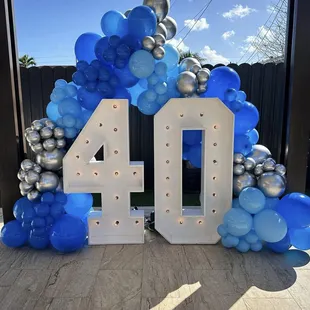 Number marquee for rent