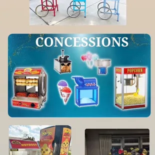 Snow cone , pop corn cotton candy rentals