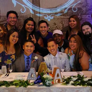 Our table set up and decor.