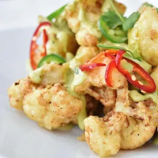 Cauliflower nachos