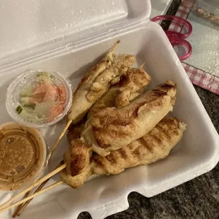 Chicken satay