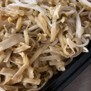 Pad Thai noodles were totally disgusting!  They were both pale and tasteless!