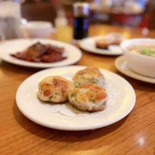 Shrimp &amp; chive dumplings