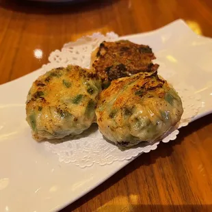 Shrimp and chive dumplings