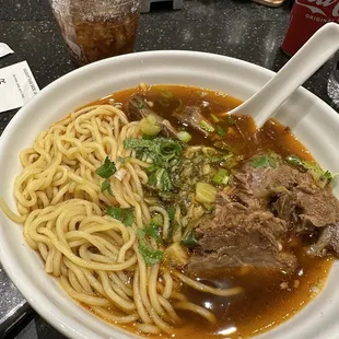 Taiwanese Spicy Beef Noodle Soup