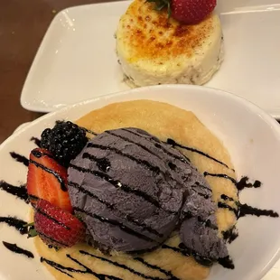 Cheesecake and buttercake