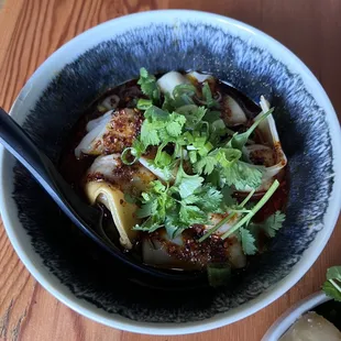 pork and chive dumpling