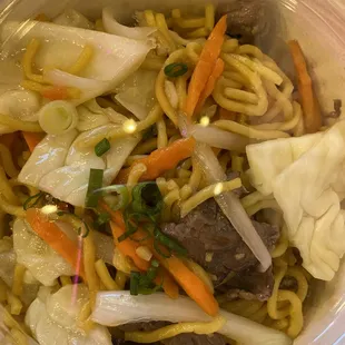 Yakisoba w/ Beef