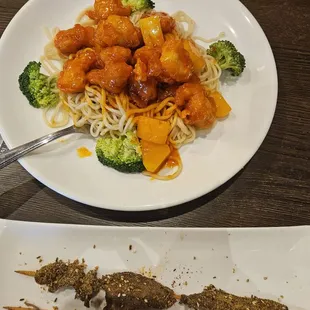 Orange Chicken Noodles