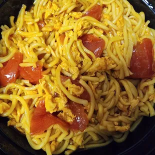 Spicy Spareribs Stir Noodles