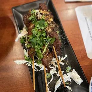 Lamb skewers