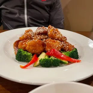 Sesame chicken,