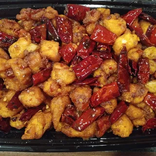 Chicken with Hot Chili Peppers