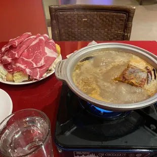 Hotpot with beef