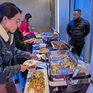 Catered work happy hour