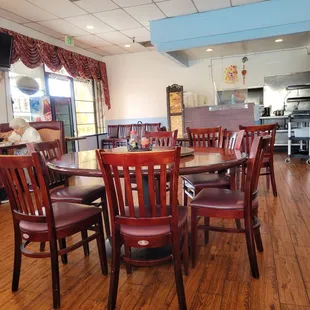 Interior of restaurant