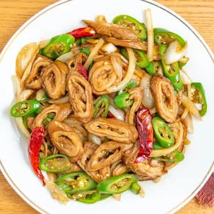 Pepper Dating Pork Bung 尖椒大肠