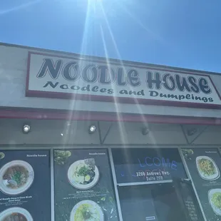 The establishment's signage