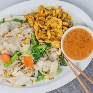 Satay Noodle with Peanut Sauce