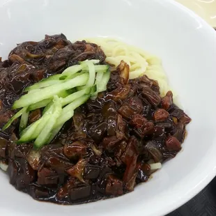 Noodles with Black Bean Sauce