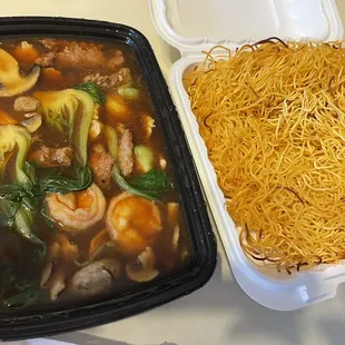 Triple Delight Pan Fried Noodle