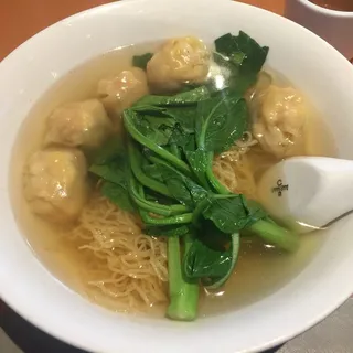 Shrimp Dumpling Noodle Soup