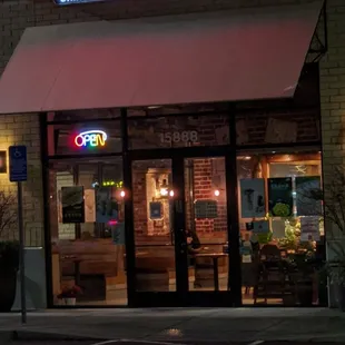 Restaurant front.