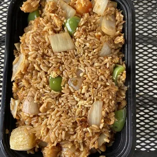 KungPao Chicken Fried Rice.