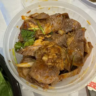 S4. Beef in chili sauce (cold ) $10.25 was legit!