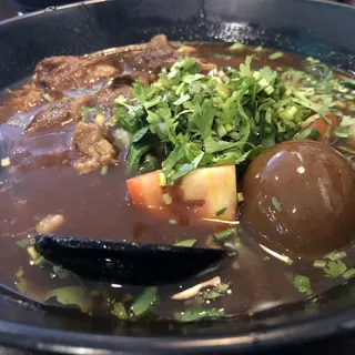 B2. Tomato Beef Brisket Noodle Soup