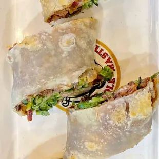 Spicy beef pancake