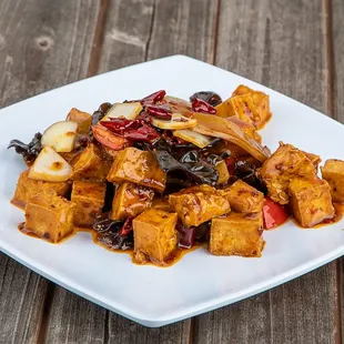 SZECHUAN FRIED TOFU