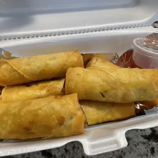 A10. Fried Vegetarian Spring Rolls