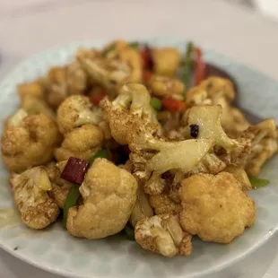 E6. Dry Fried Cauliflower