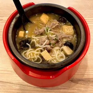 Sauerkraut Lamb Rice Noodle Soup
