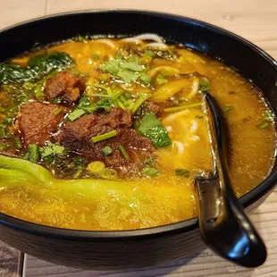 Beef Stew Rice Noodle Soup
