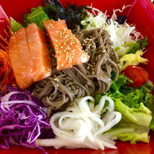 Salmon Mixed Noodle
