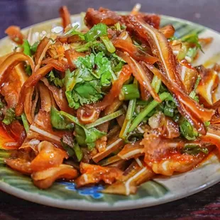 Simmered Pig Ear