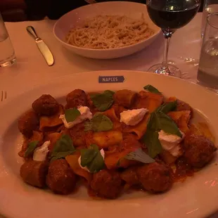 Cacio e Pepe and Rigatoni Alla Siciliana