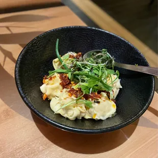 Spicy Wontons were delicious