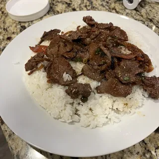 Korean BBQ with Rice