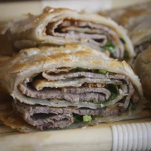Beef Roll Pancake