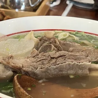 Bone in Rib Rice Noodle Soup