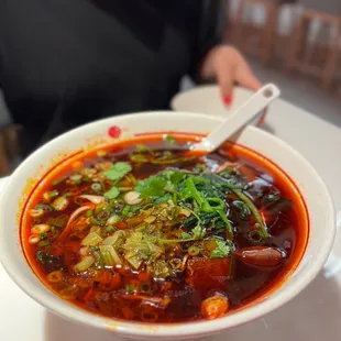 Spicy Beef Noodle/Rice Noodle Soup - @rayz