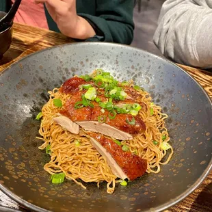 12. Roast Duck Dried Egg Noodles in XO Sauce