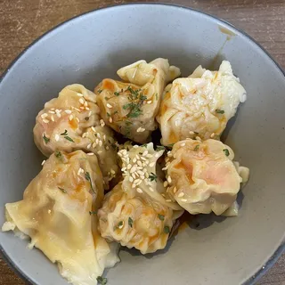A12. Wonton with House-made Chili Oil