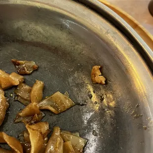 Small piece of chicken found in the requested Vegan Pad See You