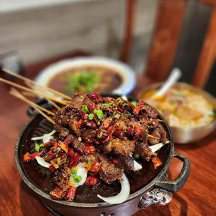 Lamb skewers
